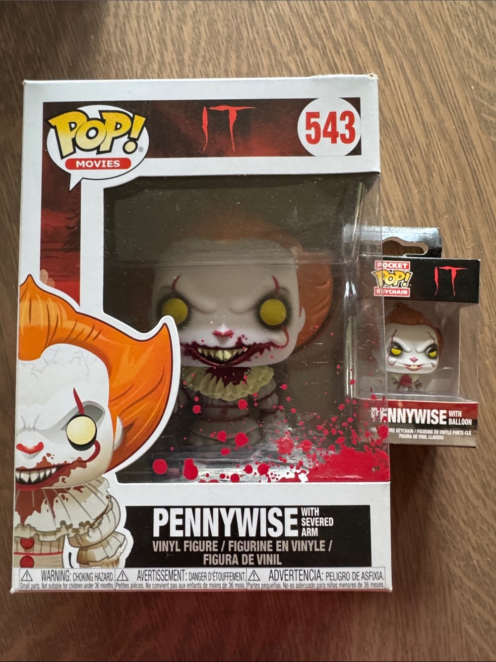 Funko Pop! Movies IT Pennywise #543 Vinyl Figure (White, Orange, Yellow)